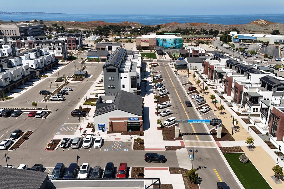 Aerial view of the branch at the Promenade at the Dunes