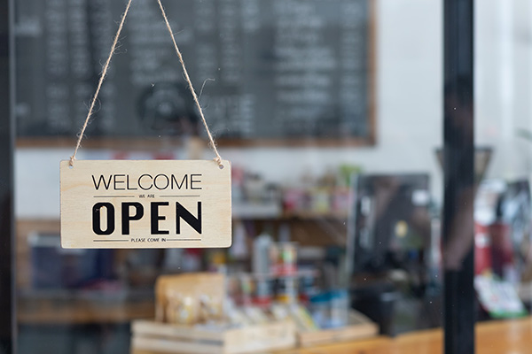 Business Welcome Sign